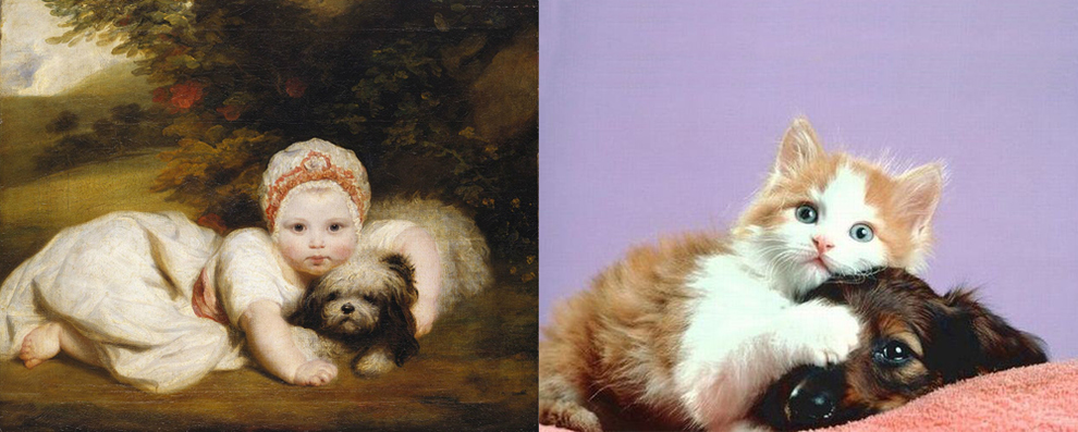 Кошки Подражающие Известным Картинам