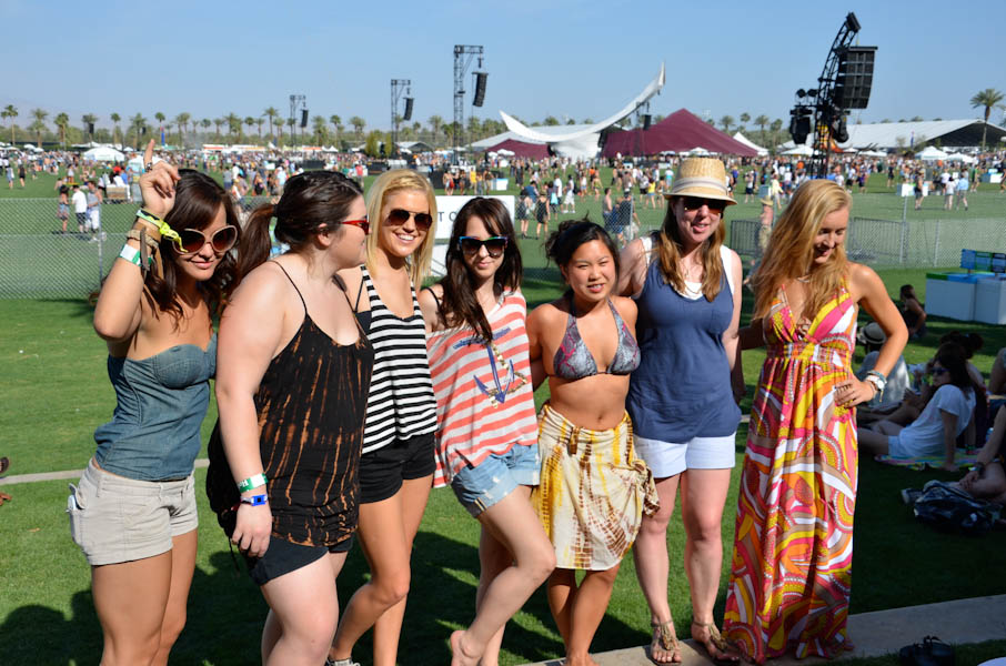 Девушки с Coachella 2012