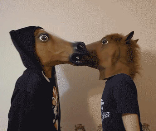 Смешные и жуткие лошадиные маски