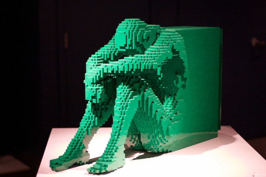 LEGO скульптуры от Натана Савайя