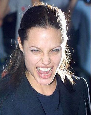 Забавные Лица Анджелины Джоли