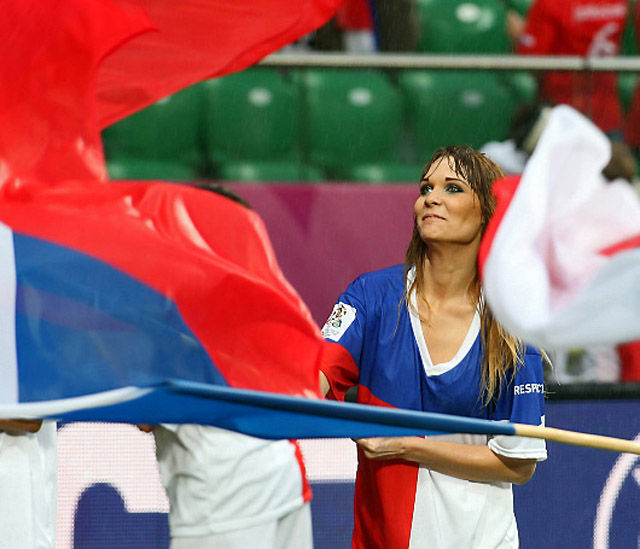 Болельщицы на Евро 2012