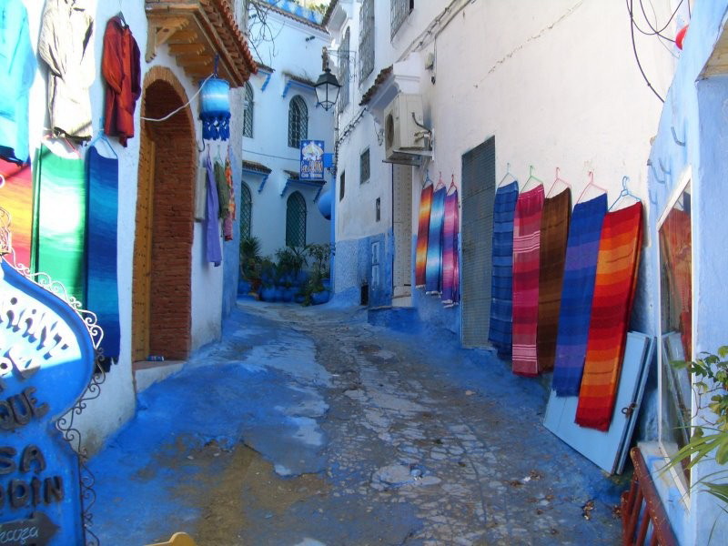 Марокканский голубой город Шефшауен