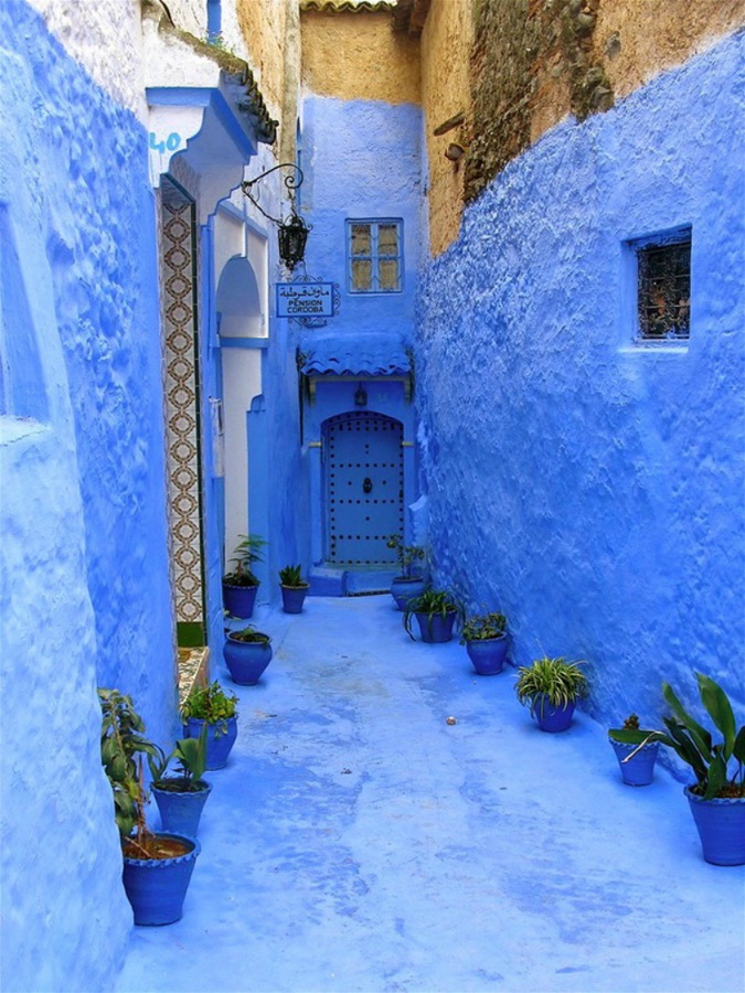 Марокканский голубой город Шефшауен