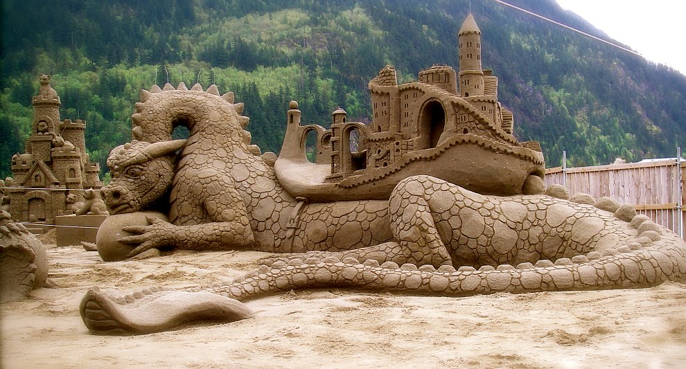 20 восхитительных песчаных скульптур