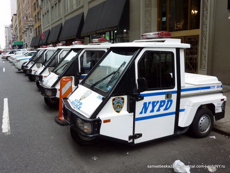 На чем ездит полиция Нью-Йорка