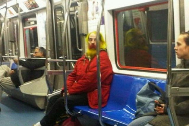 Фрики и странные люди из метро