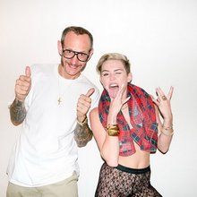 Miley Cyrus – Braless See-Through Photoshoot by Terry Richardson