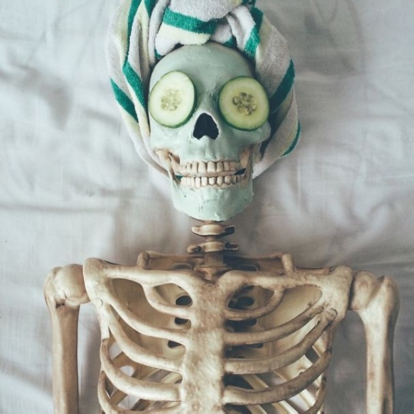 Даже у скелета есть свой instagram
