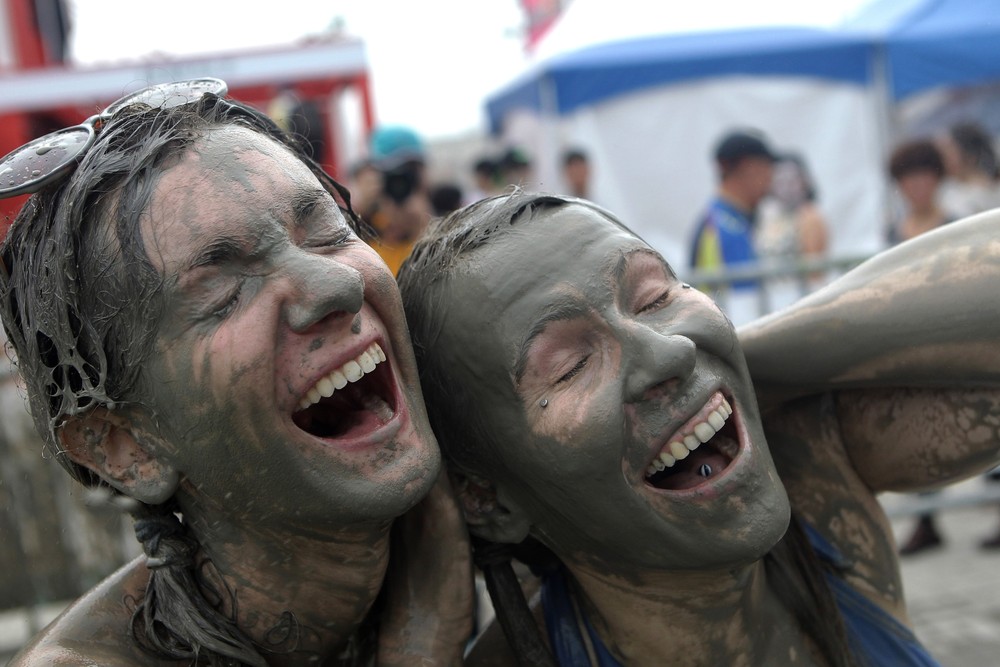 Ежегодный фестиваль грязи в Южной Корее