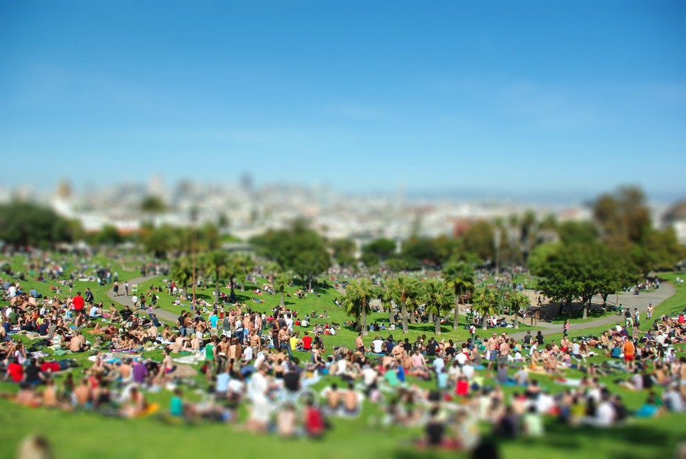 ���������� � �������� tilt-shift