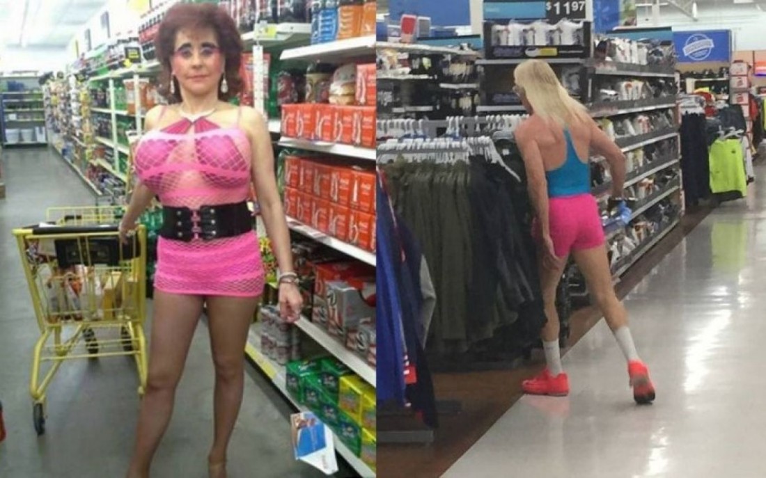 Экстравагантные покупатели Walmart - 7 (50 фото) .